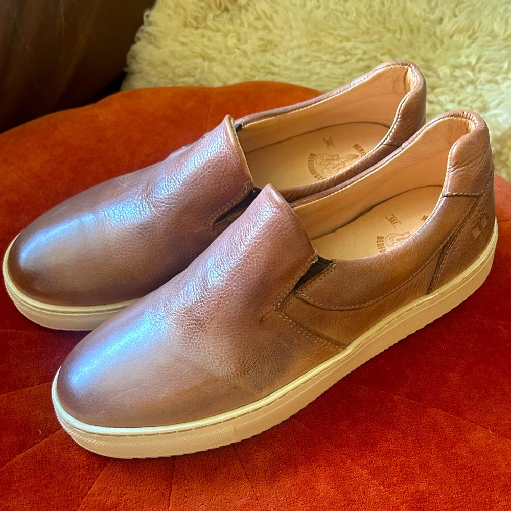 BED STU heritage rustic tan slip on sneaker 39 8.5 new